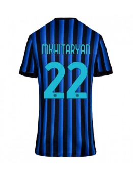 Billige Inter Milan Henrikh Mkhitaryan #22 Hjemmedrakt Dame 2025-26 Kortermet
